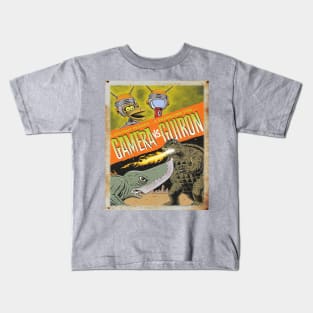 Mystery Science Rusty Barn Sign 3000 - Gamera vs Gurion Kids T-Shirt